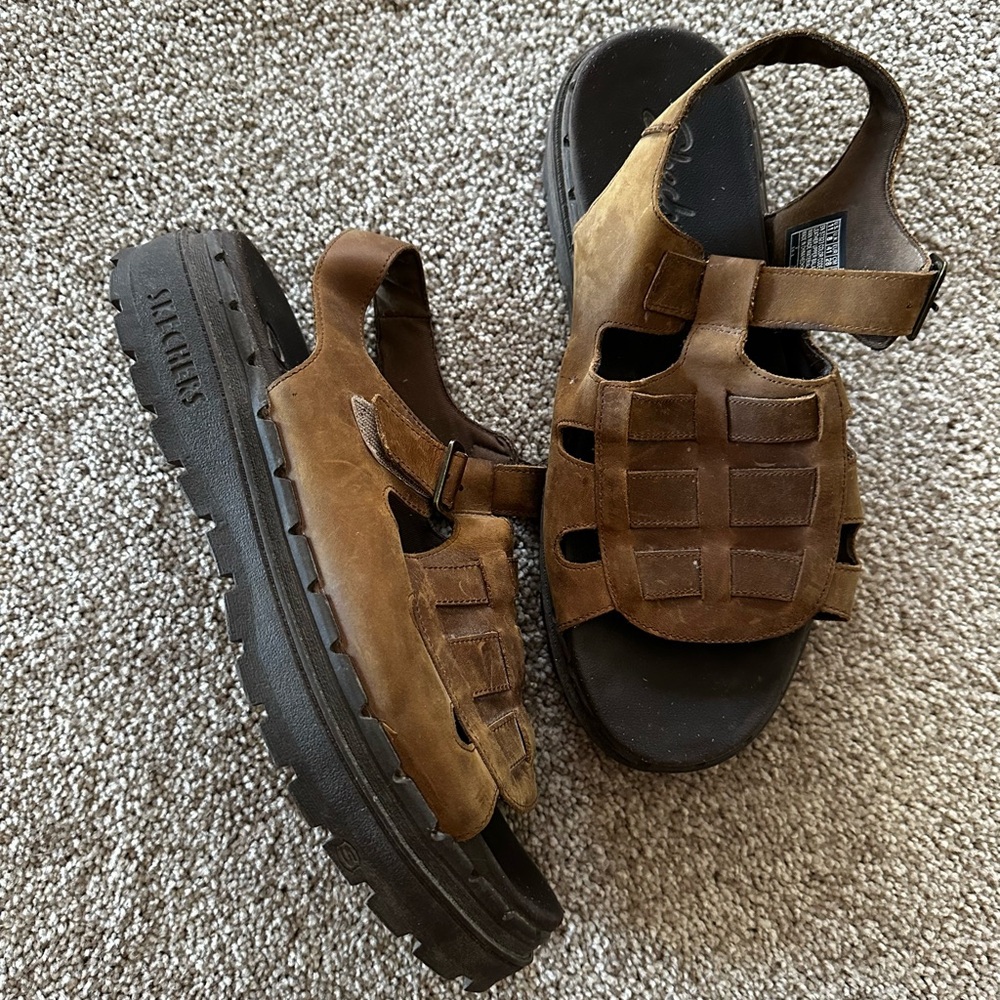 Brown Vintage sketcher sandals